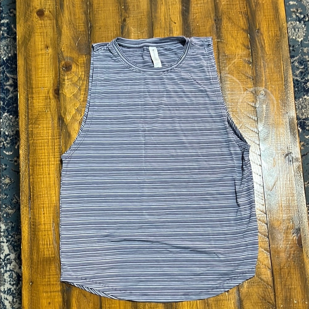 Athleta Striped Sleeveless Top